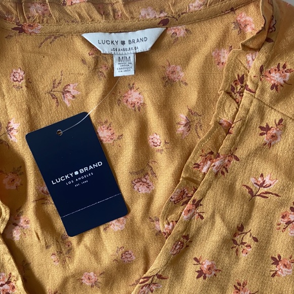 Lucky Brand Peasant Top Size Med - Picture 8 of 14